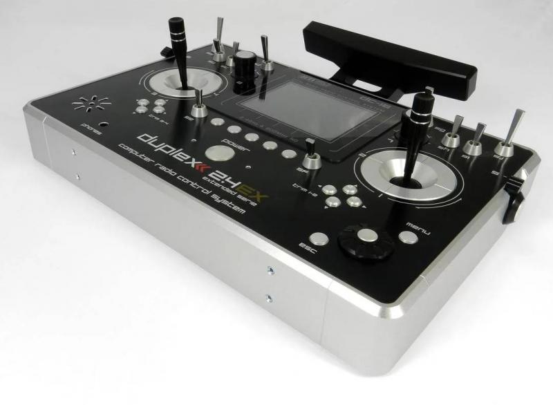 JETI Pult-Sender DC-16 Multimode 2. Generation - silber